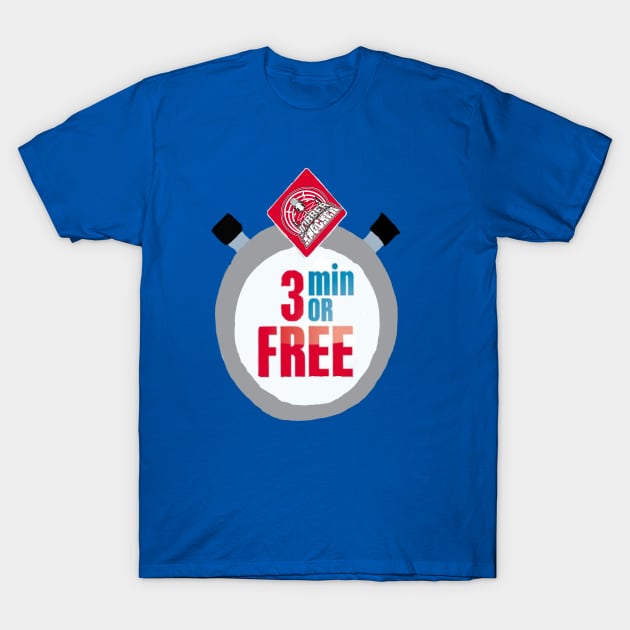 3 Minutes or Less T-Shirt by Jobberknocker